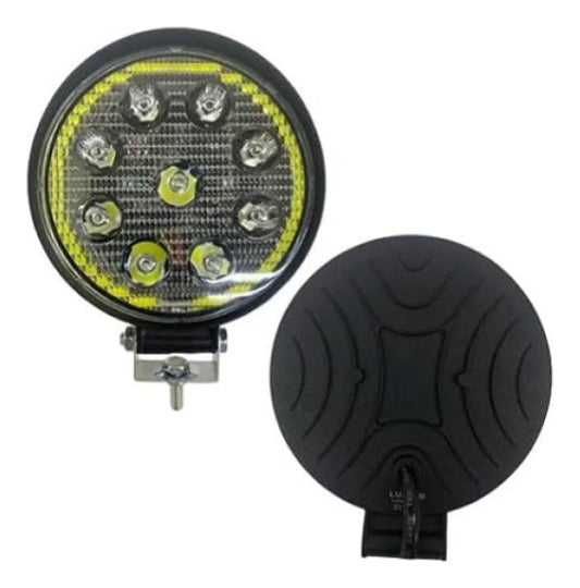 Faro 9 Led Ojo De Angel Alta Y Baja