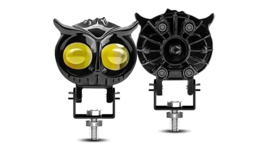 Faro Led Buho 80w Alta/Baja Doble Color Auto Moto Ore