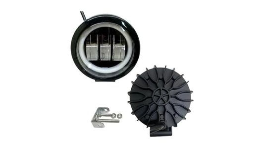 Faro Ojo De Angel 3.5'' Faro Niebla Luz Blanca Auto Moto Ore